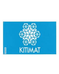 Drapeau Kitimat 192x288cm en polyester