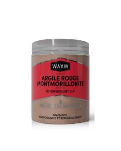 WAAM Cosmetics  - Argile Rouge Montmorillonite  - 100% pure et naturelle  - Apaisante et ré-équilibrante  - Poudre de beauté - 250g