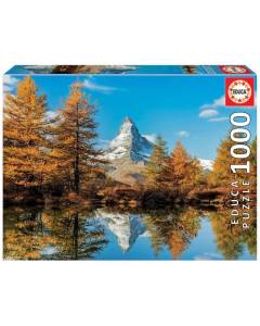 Puzzle EDUCA - Mont Cervin en automne - 1000 pièces - Paysage et nature
