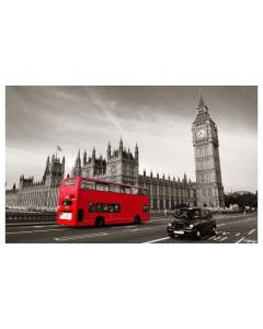 Affiche londres bus, 60x40cm - made in France