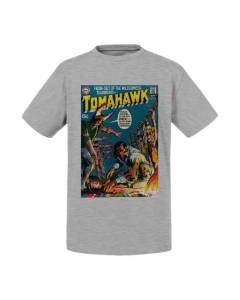 T-shirt Enfant Gris Tomahawk Bande Dessinee Comics Super Heros