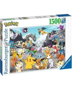 Puzzle Pokémon Classics 1500 pièces - Ravensburger - Puzzle adultes dès 14 ans