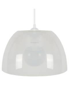 TOSEL Suspension 1 lumière - luminaire intérieur - plastique blanc - Style pop color - H70cm L25cm P25cm