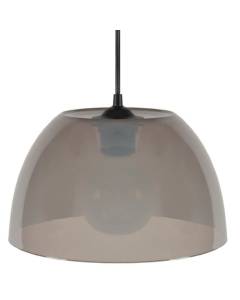 TOSEL Suspension 1 lumière - luminaire intérieur - plastique gris - Style pop color - H70cm L25cm P25cm