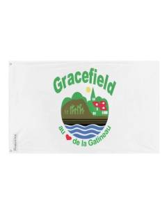 Drapeau Gracefield 192x288cm en polyester