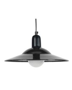 TOSEL Suspension 1 lumière - luminaire intérieur - acier noir - Style urbain - H77cm L30cm P30cm