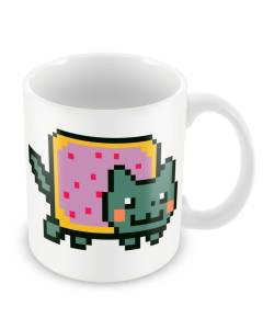 Mug Nyan Cat flying kitties geek