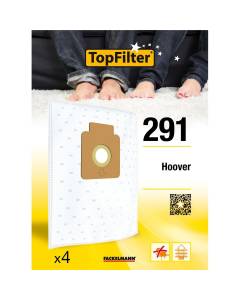 Lot de 4 sacs aspirateur pour Hoover TopFilter Premium ref. 64291