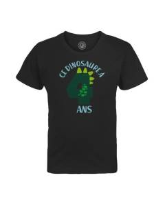 T-shirt Enfant Noir Ce Dinosaure À 4 Ans Anniversaire Celebration Enfant Cadeau