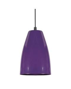 TOSEL Suspension 1 lumière - luminaire intérieur - acier Violet - Style inspiration nordique - H78cm L15cm P15cm