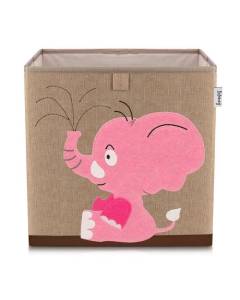 Boîte de rangement "éléphant rose" , compatible avec l'étagère IKEA KALLAX Lifeney 833102