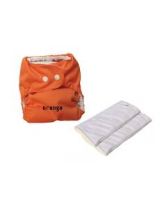 Kit d'essai Couches Lavables - So Easy - Taille Unique (3-15 kg) - Orange