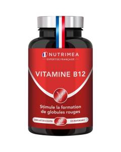 VITAMINE B12 • Apport et supplément idéale pour les Vegans • FABRICATION FRANÇAISE • 60 gélules végétales