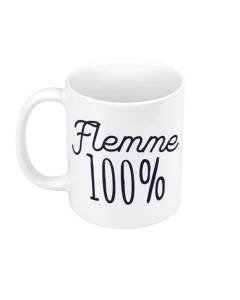 Mug Céramique Flemme 100% Chill Ennui Relax Vacances
