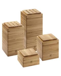 ZWILLING Accessoires - Set 4 Boîtes de Rangement (Vide) - Bambou