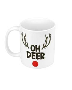 Mug Céramique Oh Deer Renne Noel Hiver Cadeau Père Noel