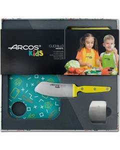Arcos - Coffret Couteau Enfants Jaune - ARCOS Jaune, Vert