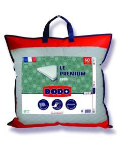 Oreiller Le Premium DODO - 60x60 cm - Mémoire de forme - Taie déhoussable