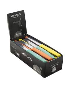 ARCOS Nova - Coffret 36 Couteaux d'Office (85 mm), 3 Couleurs