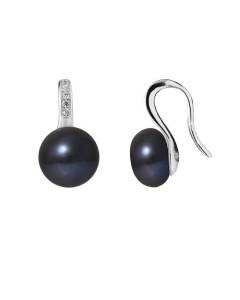 PERLINEA - Boucles d'Oreilles - Joaillerie Perles de Culture d'Eau Douce - Argent 925 Millièmes - Bijoux Femme