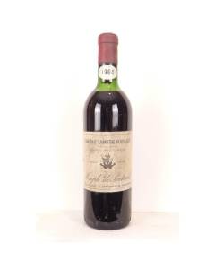 graves château lamothe-bouscaut (b1) rouge 1964 - bordeaux - une bouteille de vin