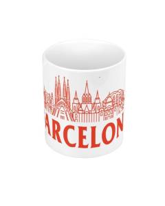 Mug Céramique Barcelona Minimalist Espagne Barcelone Voyage