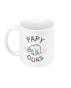 Mug Céramique Papy Ours Famille Mignon Animal Polaire