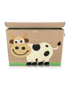Boîte de rangement "vache" avec grand couvercle, 51 x 36 x 36 cm Lifeney 833013