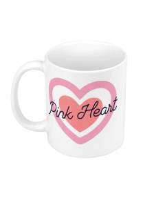 Mug Céramique Pink Heart Coeur Amie