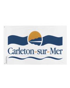 Drapeau Carleton-sur-Mer 192x288cm en polyester