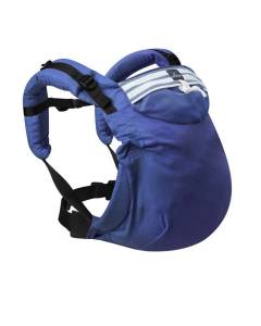 Porte bébé préformé Néo de 0 à 2 ans, Marin - Néobulle - Physiologique - Bleu - 100% coton bio gots