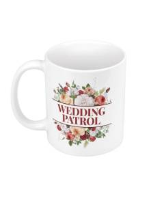 Mug Céramique Wedding Patrol Mariage Mariée Bouquet Fleurs