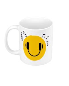 Mug Céramique Smiley Musique Musicien Instrument Note