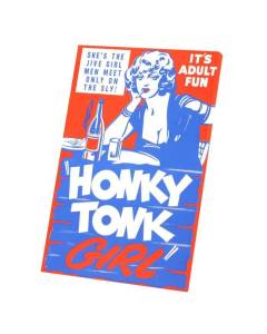 Tableau Décoratif  Honky Tonk Girl Vintage  Adult Fun Femme Retro (40 cm x 60 cm)