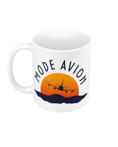 Mug Céramique Mode Avion Voyage Backpacker