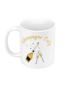 Mug Céramique Champagne Only France Luxe Alcool