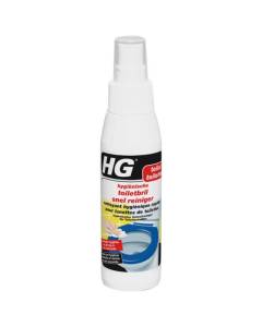 HG Nettoyant hygiénique 'rapide' pour lunettes de toilettes, Nettoyant désinfectant, WC (toilettes), Liquide, Spray, Blanc