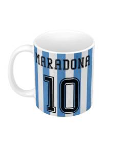 Mug Céramique Maradona 10 Maillot Argentine Football