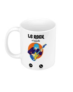 Mug Céramique Le Rock M'Appelle Musique Passion