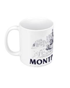 Mug Céramique Montpellier Minimalist Ville France Sud Patrimoine